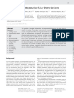 MR Imaging of Postoperative Talar Dome Lesions