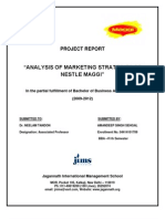 Project Report of Maggi