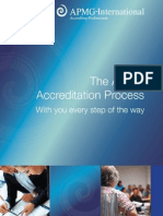 The APMG Accreditation Process