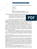 Derecho Constitucional Objeto y Método