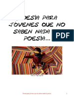 Poesía para Jóvenes Que No Saben Nada de Poesía