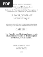 Joseph Marechal, Le Point de Départ de La Métaphysique, Vol. 2