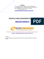 Apostila de Inglês Básico para Concursos