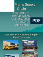 Wal-Mart's Supply Chain: Presented by Mohsin Ansari Malik Ubaidullah M. Irfan Sadia Malik