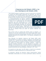 Aparatos Represivos e Ideológicos Del Estado