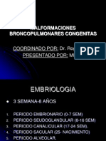 Malformaciones Broncopulmonares