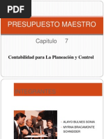 Capitulo 7 Presupuesto Maestro Exposicion