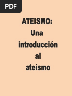 ATEISMO Una Introducción Al Ateismo