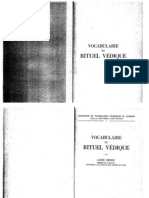 Vocabulaire Du Rituel Vedique - Louis Renou