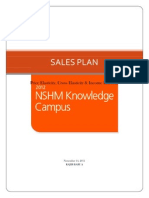 Sales Plan: Price Elasticity, Cross Elasticity & Income Elasticity