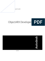 Objectarx Developer'S Guide: Autocad Map 3D 2008