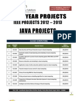 Java Ieee 2012 2013 Titles