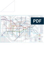 Large Print Tube Map