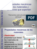 Propiedades Mecnicas de Los Materiales y Esfuerzos Que Soportan