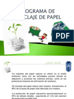 Reciclaje Papel