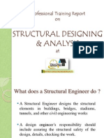 Professional Training Report in STRUCTURAL ANALYSIS