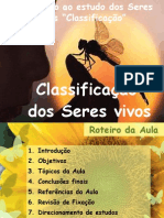 AULA - Sistemática, Classificação e Biodiversidade