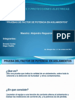 Prueba Factor de Potencia Aislamientos