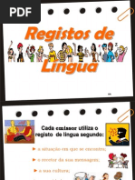 Registos Língua