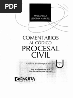 Comentarios Al Codigo Procesal Civil Peruano - Tomo I