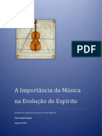 A Importância Da Música Na Evolução Do Espírito - Versão Reduzida - Paulo Miguel Fregedo