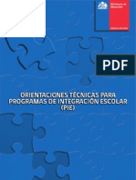 Nuevas Orientaciones Pie