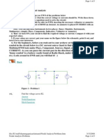 LCA - Mesh & Nodal Analysis Problems