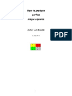 How To Produce Perfect Magic Squares