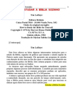 Tim LaHaye - Como Estudar A Bíblia Sozinho