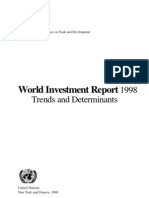 Trends and Determinants of Investment - UNCTAD 1998