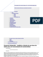Analisis y Diseño de BD para Un Concesionario
