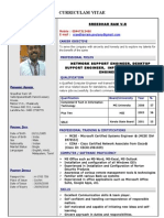 Curriculam Vitae: Sreedhar Ram V.R Sreedhar Ram V.R