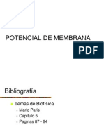 Potencial de Membrana