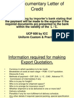 Documentary Letter of Credit