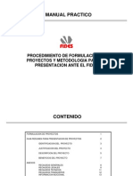 Formulacion Proyectos Fides