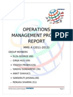 Final - Operations Management Project Report