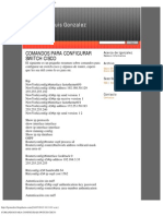 Comandos para Configurar Switch Cisco