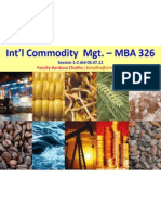 Commodity Markets