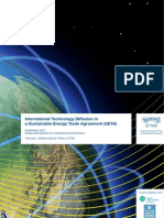 International Technology Diffusion in A Sustainable Energy Trade Agreement