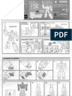 Transformers 20th Anniversary Optimus Prime Instruction