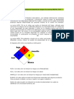 Clasificacion Norma NFPA 704