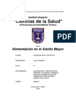 Alimentacion en El Adulto Mayor