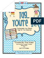 ©created By: Fran Kramer: Customizable Icon-Based Tags For The Classroom