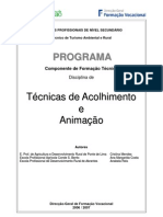 Programa Técnicas de Acolhimento e Animação