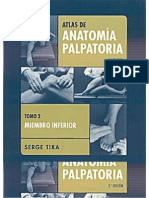 Atlas de Anatomi Üa Palpatoria. Tomo 2. Miembro Inferior