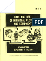 FM 21-15 Care and Use of Individual Clothing and Equipment 1985