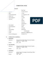 Curriculum Vitae Simple 2009 Con Certificados