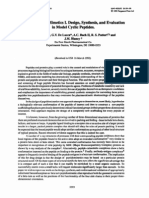 Protein Turn Mimetics. I. Design, Synthesis, and Evaluation in Model Cyclic Peptides 1993 Tetrahedron