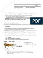 Estudo Dirigido - Artrópodes