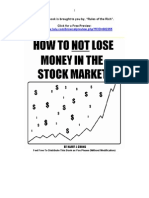 How To Not-To Lose Money in Stock Market-V2.0